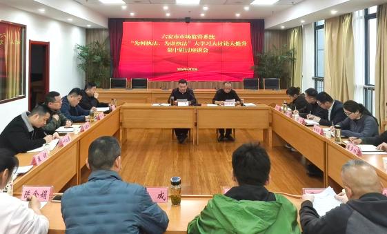 狗万直播市场监管局开展“为何执法、为谁执法”大学习大讨论大提升
集中研讨活动